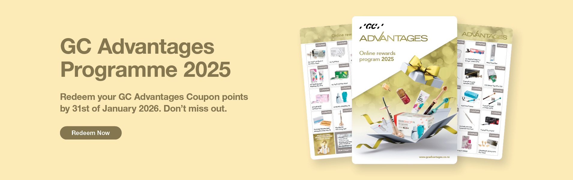 GC Advantages Redemption Reminder Jan 2026